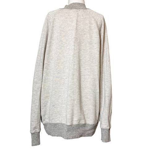 n:philanthropy  mock neck sweatshirt gray sz L