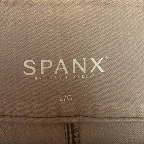 Spanx  Solace Pewter Silver Waxed High Waist Jeans size large