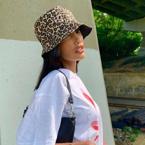 Leopard-Print Bucket Hat