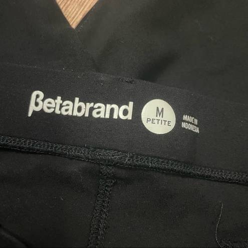 Betabrand  Black Legging Pants Size Medium Petite Dress Yoga Pants