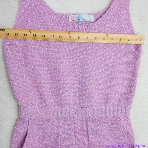 Free People NEW  100% cotton Declan Romper Sweater Set purple, size S