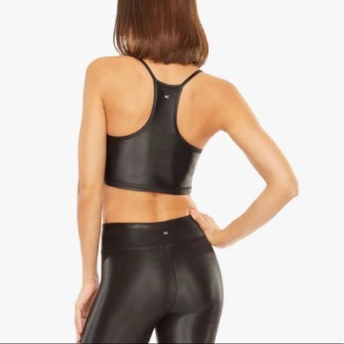 Koral  Leah Infinity Longline Sports Bra - Black