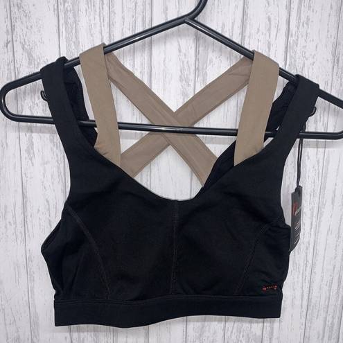 n:philanthropy Womens Size XS  Tille Sports Bra Black NWT