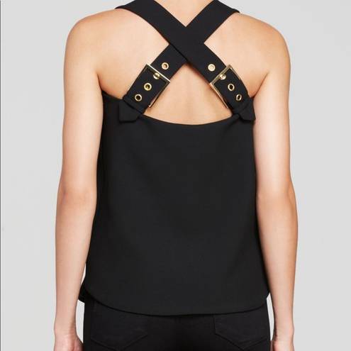 Rachel Zoe  Buckle Ponte Tank Top