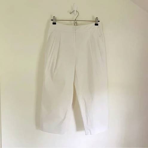 DKNY Vintage Y2K Pleated Capri Pants White Size 0