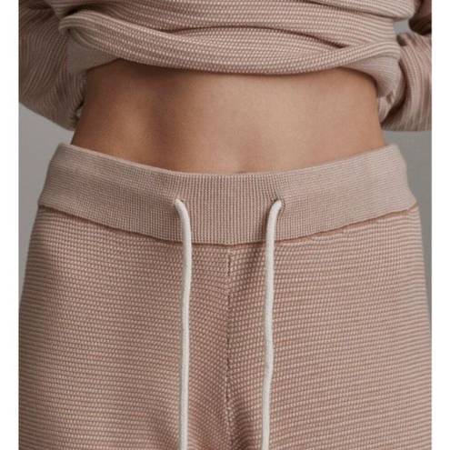 Varley NWT  Women's Alice Drawstring Jogger Sweatpants Praline Ivory Size Small