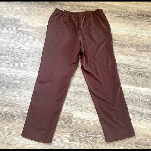 Briggs New York  brown pull on work pants