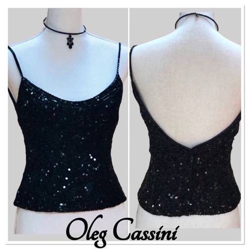 Oleg Cassini 🆕💥 Sequin Bustier Corset Top