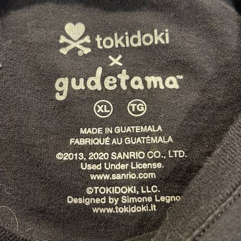 Tokidoki  x gudetama - Bobatama Black Shirt SOLD OUT Size XL EUC #0953