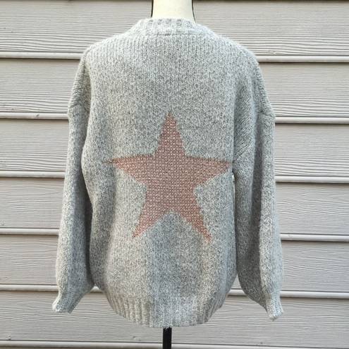 Wishlist  Oversize Gold Star Sweater Small/Medium