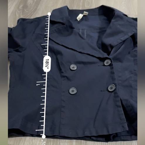 St. John’s Bay St. John's Bay Navy Blue Long Sleeve Four Button Blazer Jacket Size L