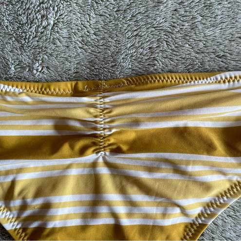 Rhythm . Trinidad Striped Bikini Set in Chartreuse Size Medium