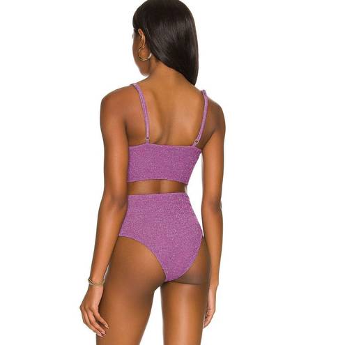 Beach Riot NEW  Zurie Bikini Bottoms in purple, size S