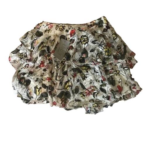 Jason Wu Grey by  Silk Blend Floral Skirt Size 2