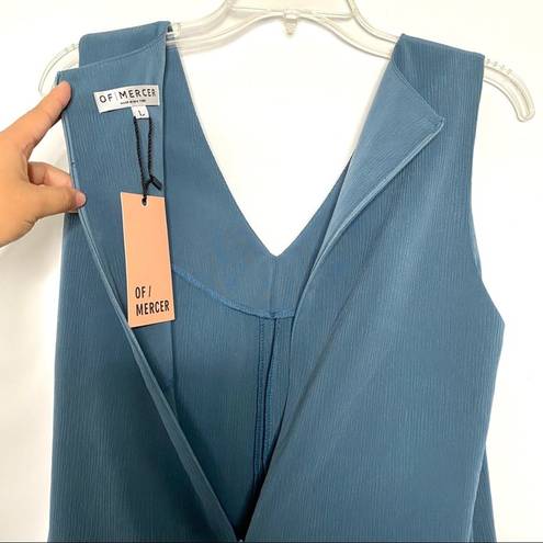 Mulberry Of Mercer  Dress V Neck Sleeveless Aline Blue Cocktail Formal Lawyer