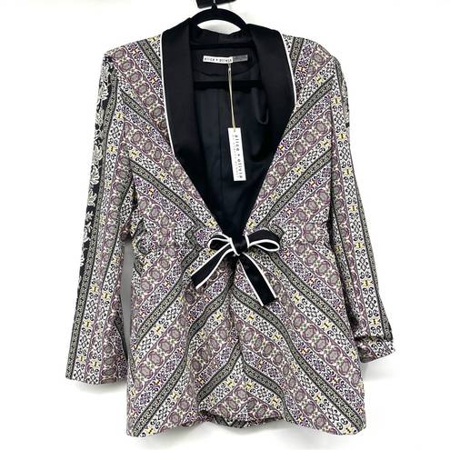 Alice + Olivia NWT  Lincoln Dream Castle Drawstring Blazer