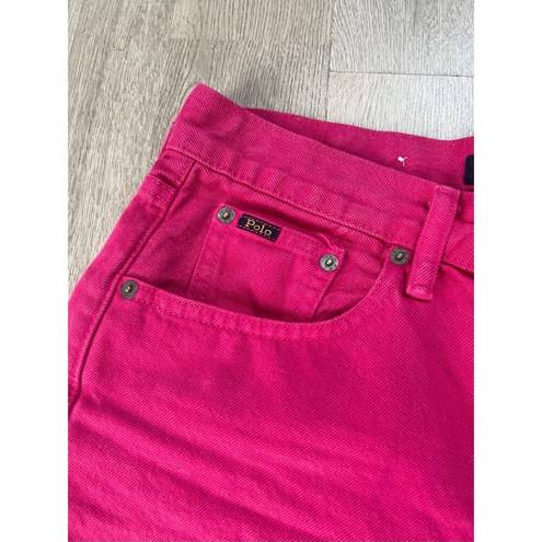 Polo  Ralph Lauren Hot Pink Cutoff Shorts W 29 L 14