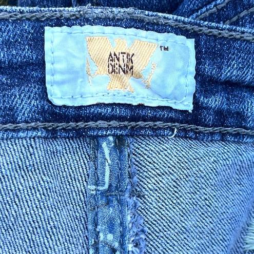 Antik Denim Antix denim embroidered boot cut jeans