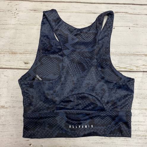 Anthropologie All Fenix Python Snakeskin Yoga Racerback Sports Bra