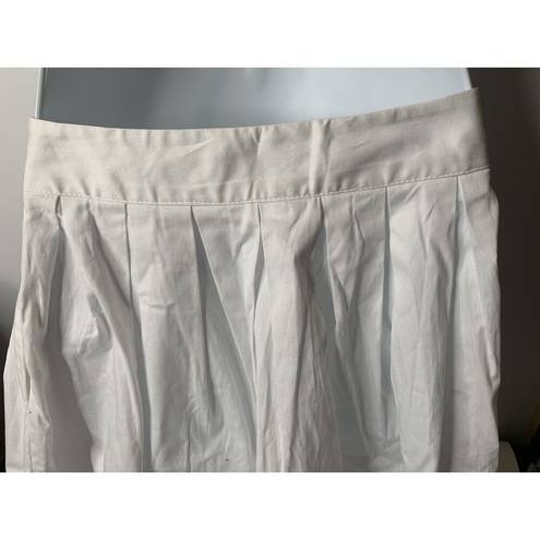 Grace Karin  Women's White Pleated Skirt Size Small