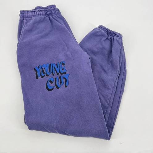 Chateau Maison  Rouge Patalon Young Cut Violet Sweatpants Unisex (flaws) L