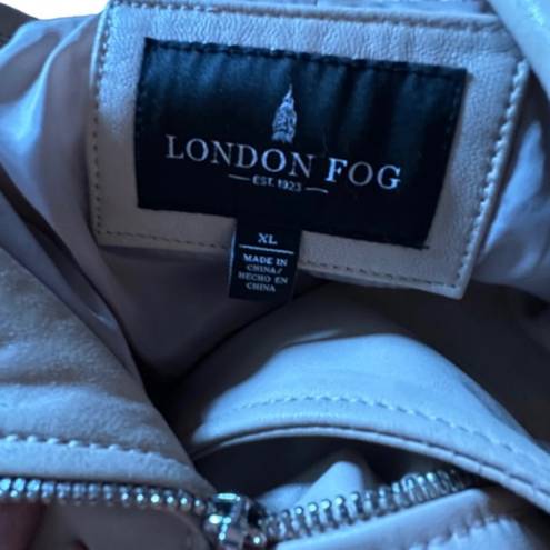 London Fog  Soft Leather Biker Jacket