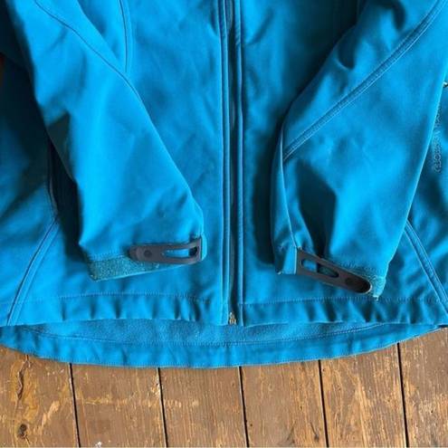 Black Diamond  Women's Teal blue Full Zip Shell Jacket