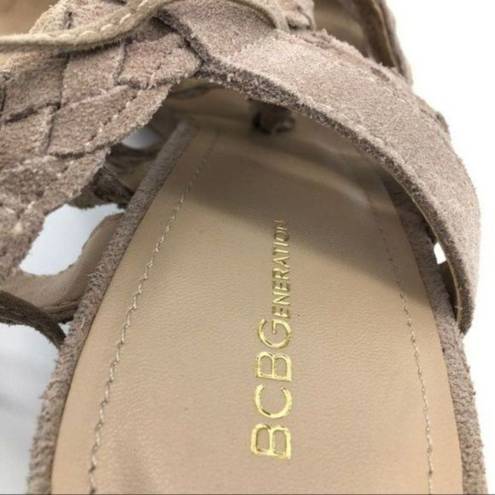 BCBGeneration  Ledina Braided Leather Sandals