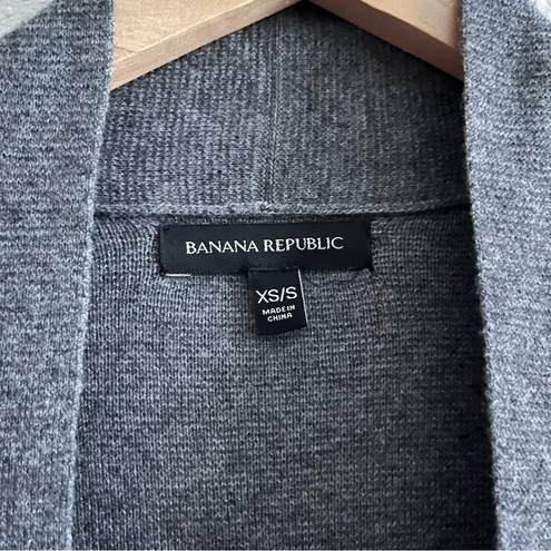Banana Republic  Gray Tie Poncho