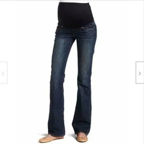 Paige  Premium Denim Womens Jeans 31 Laurel Canyon Boot Cut Maternity Low Rise