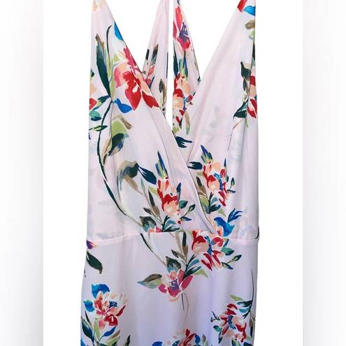 Lush Clothing NWT Lush Floral Halter Maxi Dress Size Medium