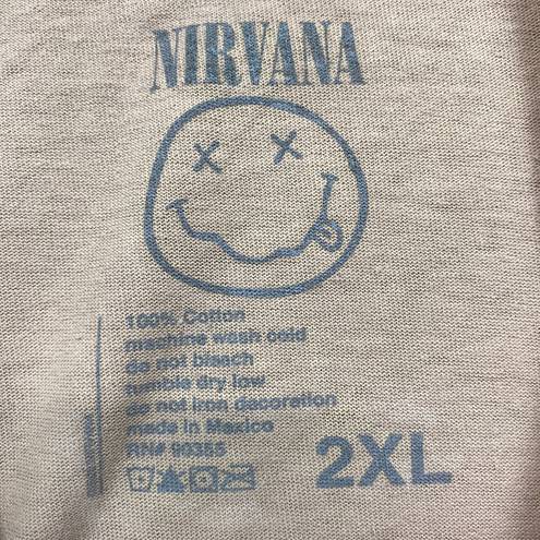 Nirvana Nevermind Bathroom Shoot Grunge Band Tee 2XL