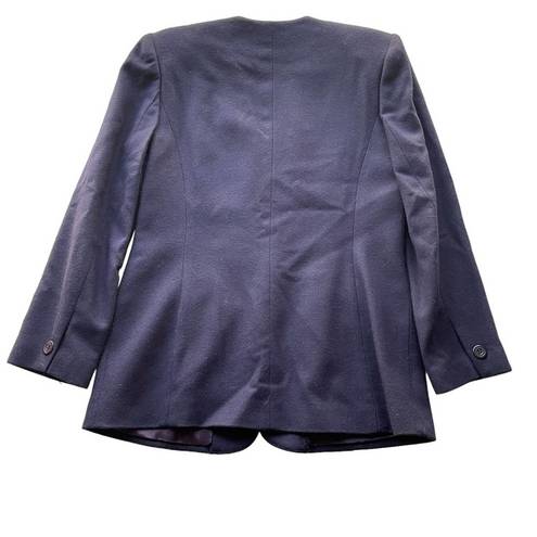 Oleg Cassini  Wool Suit Blazer Jacket Purple Size 10 Vintage Rare Workwear NWT