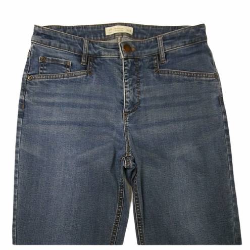 J.Jill Women's  Sz 4 Denim Smooth Fit Straight Leg Blue Jeans