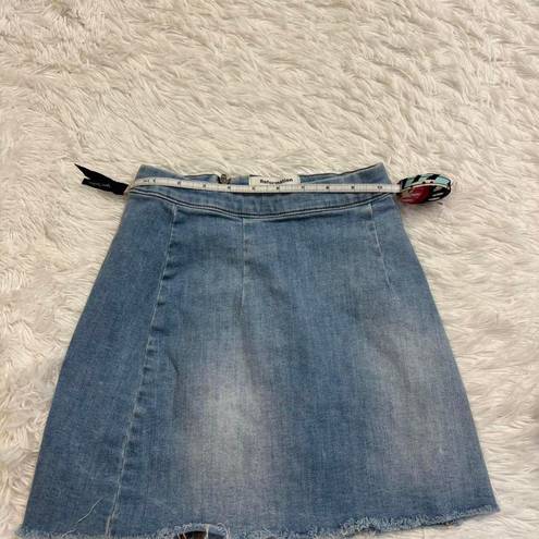 Reformation Jeans Evie Denim Mini Skirt