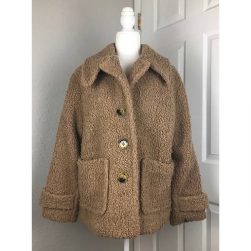 Free People Teddy Peacoat