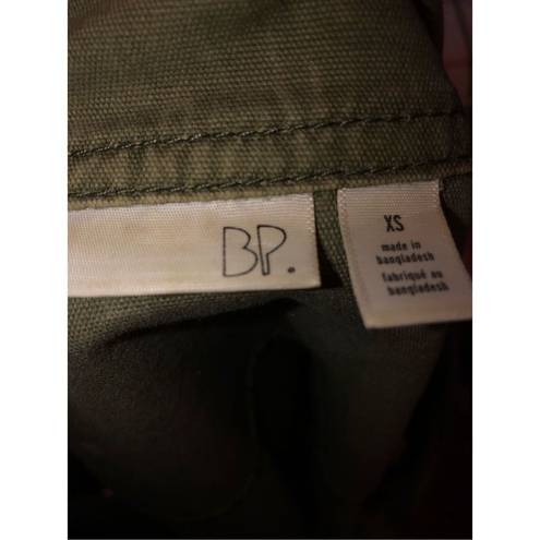 BP  Army Green Lightweight Cargo Jacket - size XS