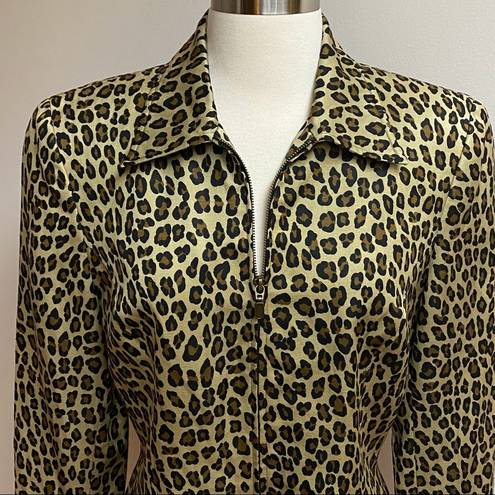 Finity Studio Animal Print Jacket Size 10