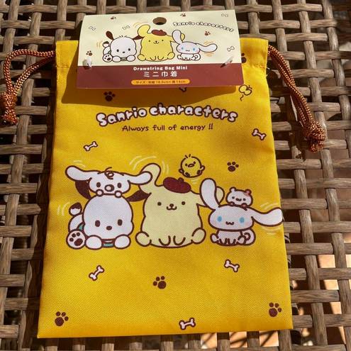 Sanrio  Yellow Small Drawstring Bag