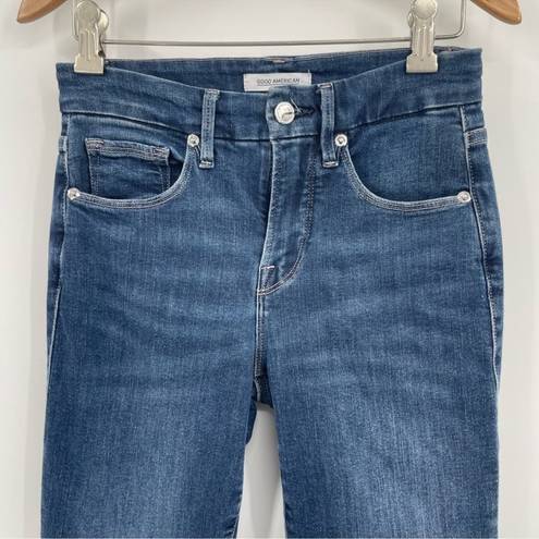 Good American Good Legs Crop, 7/8 length Jeans, sz 0/25