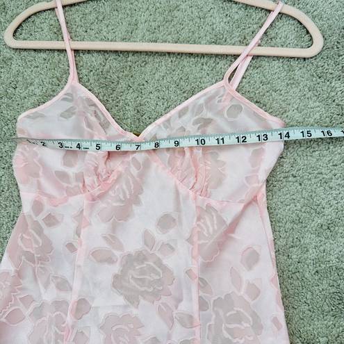 Victoria's Secret Vintage Gold Label Victoria’s Secret Pink Nightgown high thigh slit