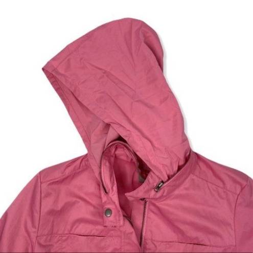 J.Jill  Pink Windbreaker Jacket Size Large