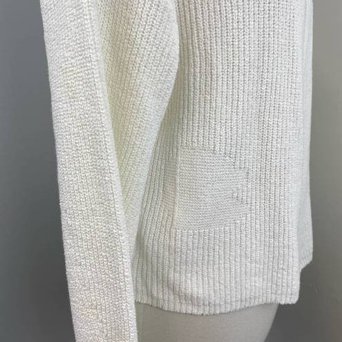 n:philanthropy NEW  White Knit Open Cardigan Small