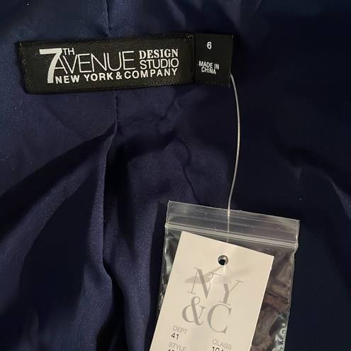 Krass&co NY &  NWT Blue Blazer Jacket size 6