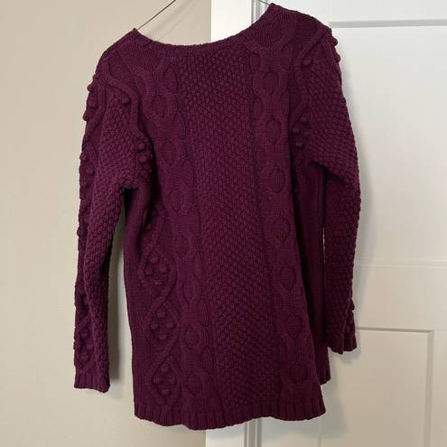 Coldwater Creek Purple Sweater