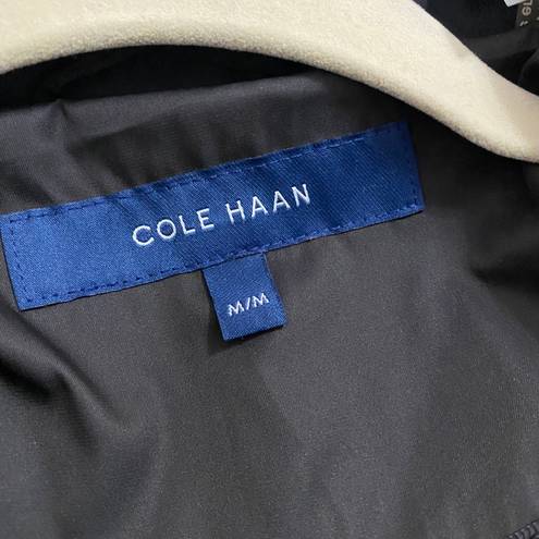 Cole Haan Black Packable Rain Coat