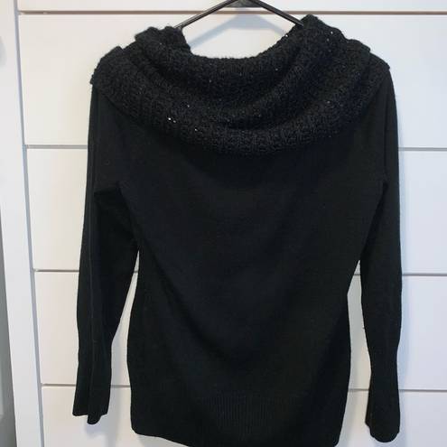 Krass&co NY &  black sparkly sweater