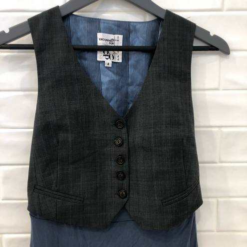 Bailey44 BARNEYS exclusive Bailey 44 glen vest dress