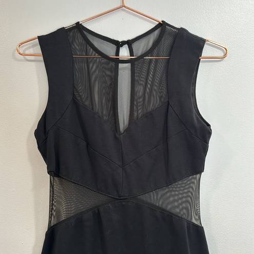 B Darlin  Black Mesh Mini Dress size 7/8