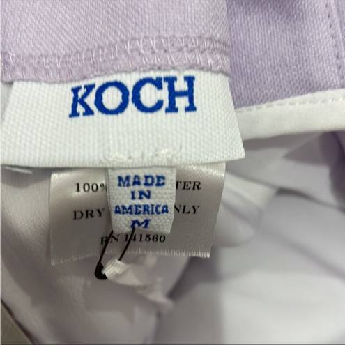 Koch NWT  PURPLE CECILIA LINEN TOP